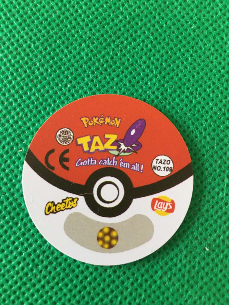 POKEMON TAZO RELEASED BY NINTENDO  AROUND THE 2000'S - CHEETOS / LAYS -NO.  109 - KOFFING