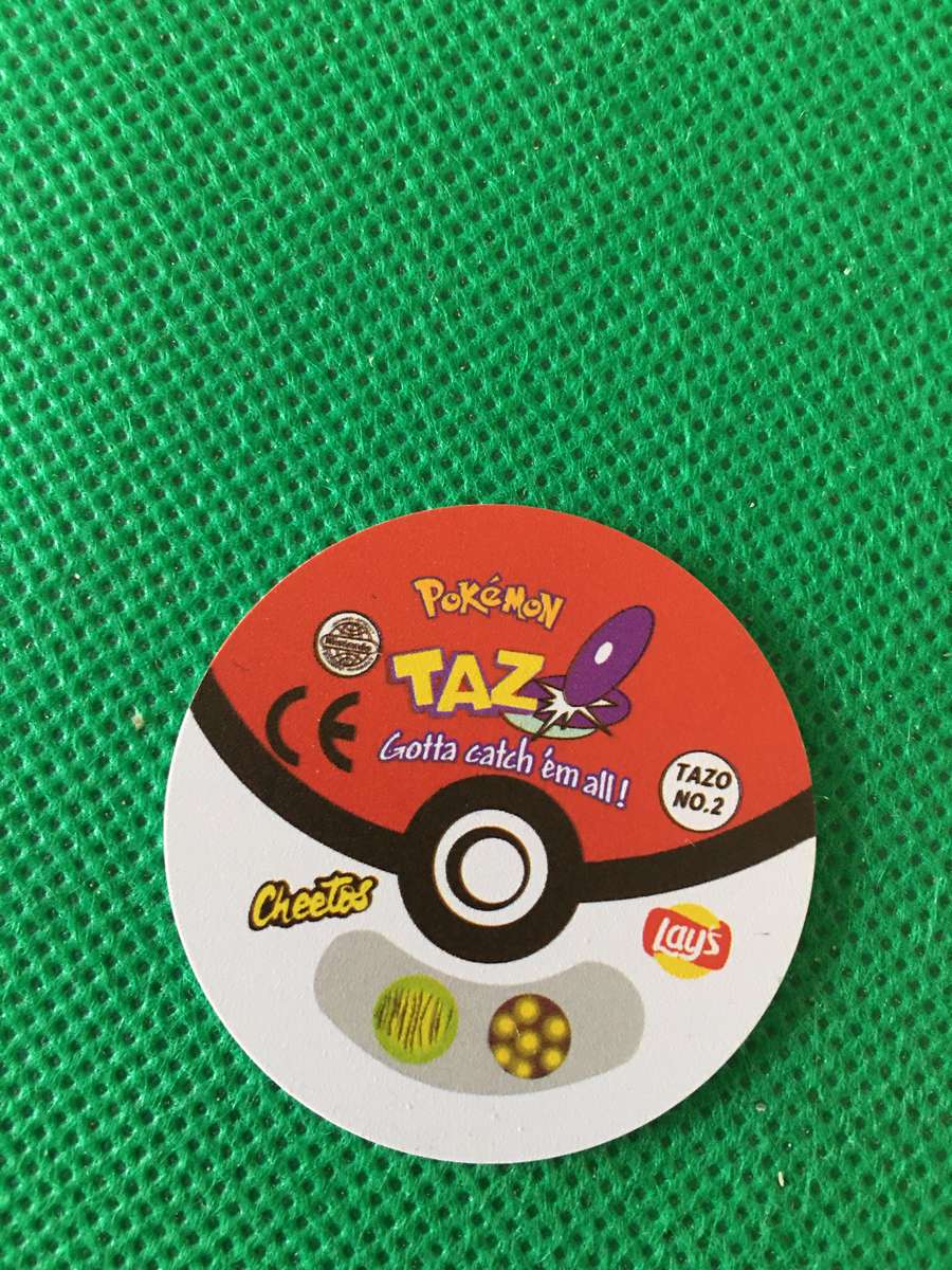 POKEMON TAZO RELEASED BY NINTENDO  AROUND THE 2000'S - CHEETOS / LAYS -NO. 2 - IVYSAUR