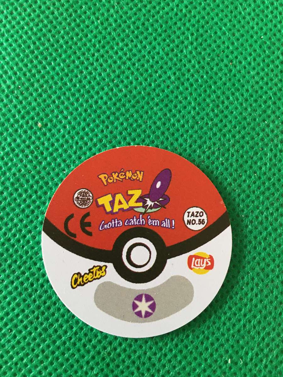 POKEMON TAZO RELEASED BY NINTENDO  AROUND THE 2000'S - CHEETOS / LAYS -NO. 56 - MANKEY