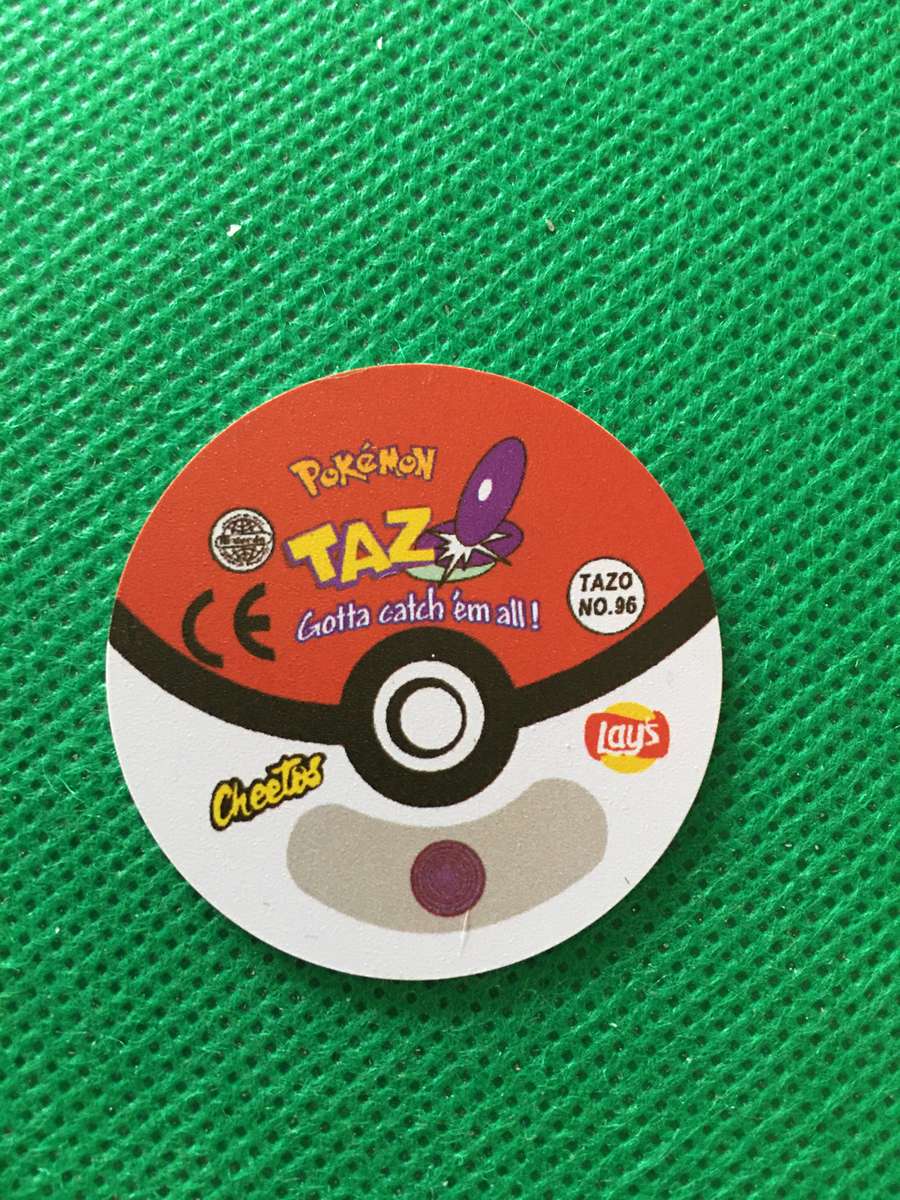POKEMON TAZO RELEASED BY NINTENDO  AROUND THE 2000'S - CHEETOS / LAYS -NO. 96 - DROWZEE