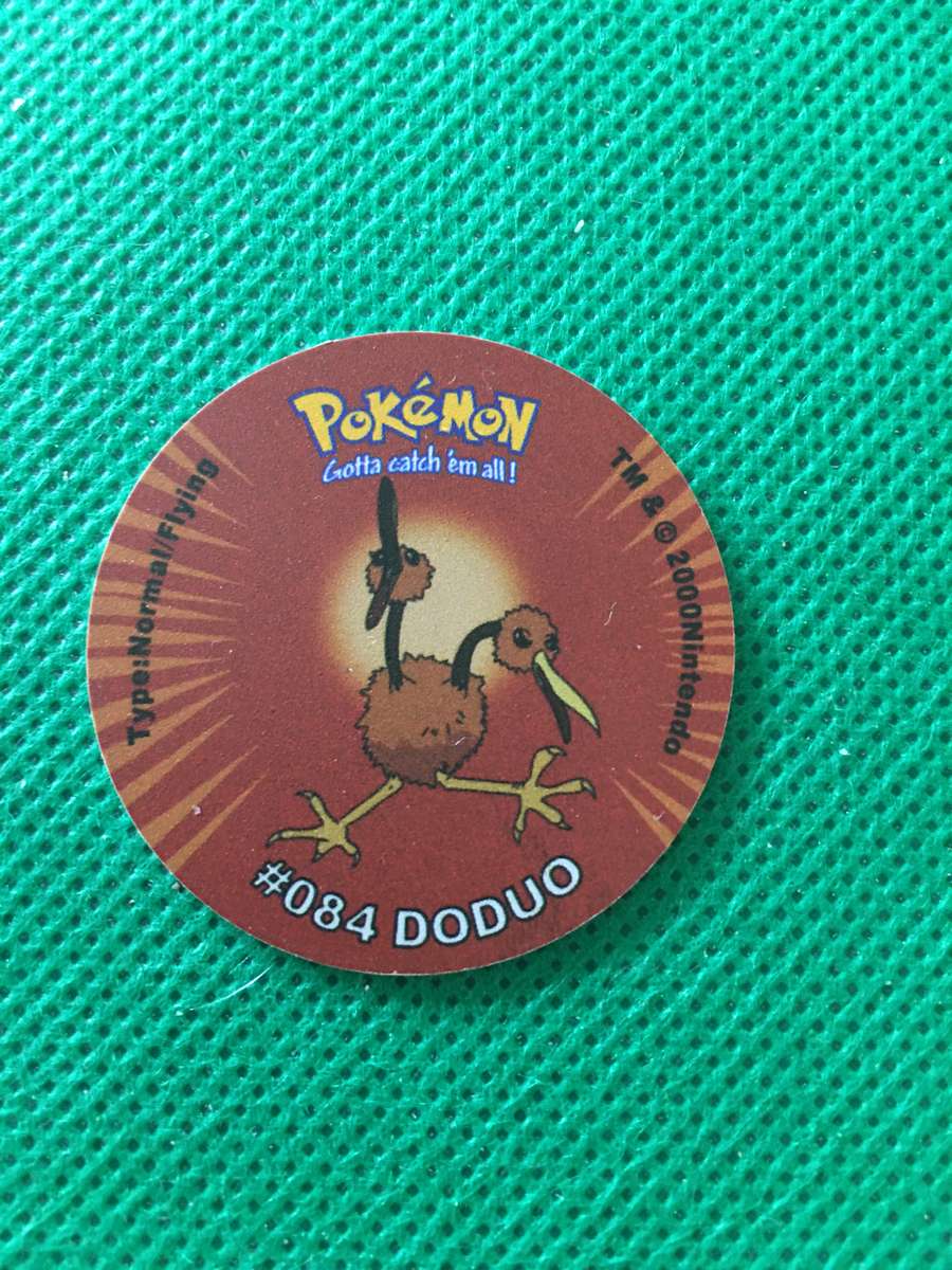 POKEMON TAZO RELEASED BY NINTENDO  AROUND THE 2000'S - CHEETOS / LAYS -NO.  84 - DODUO