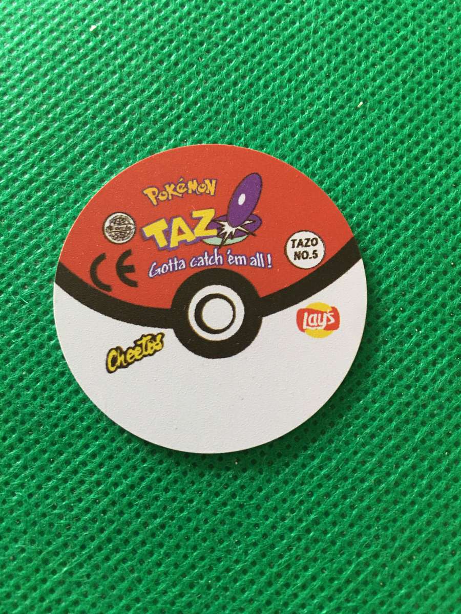 POKEMON TAZO RELEASED BY NINTENDO  AROUND THE 2000'S - CHEETOS / LAYS -NO. 5 - JOY