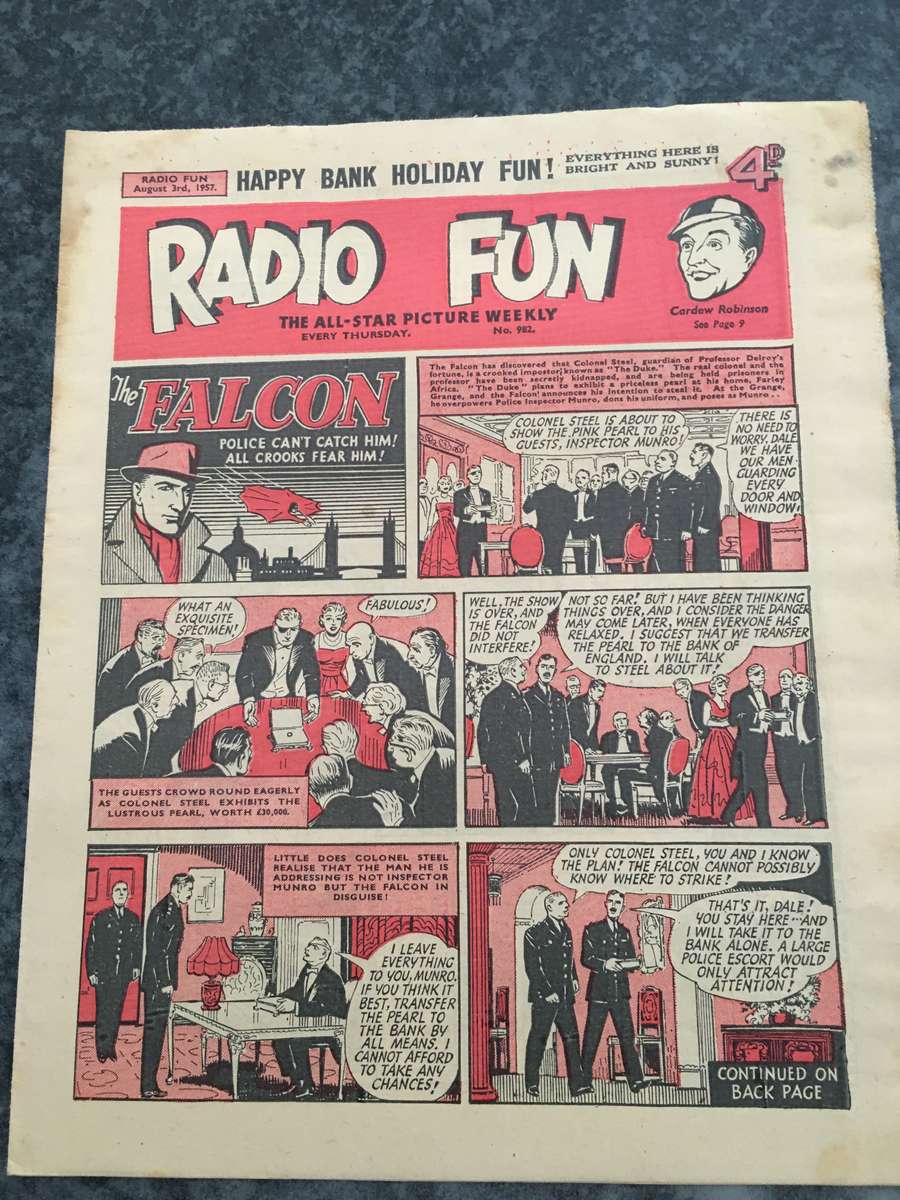 VINTAGE TO ANTIQUE - COMIC/ MAGAZINE - RADIO FUN - 1957
