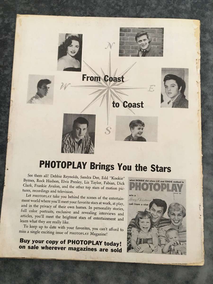 VINTAGE PHOTOPLAY ANNUAL 1960 MAGAZINE