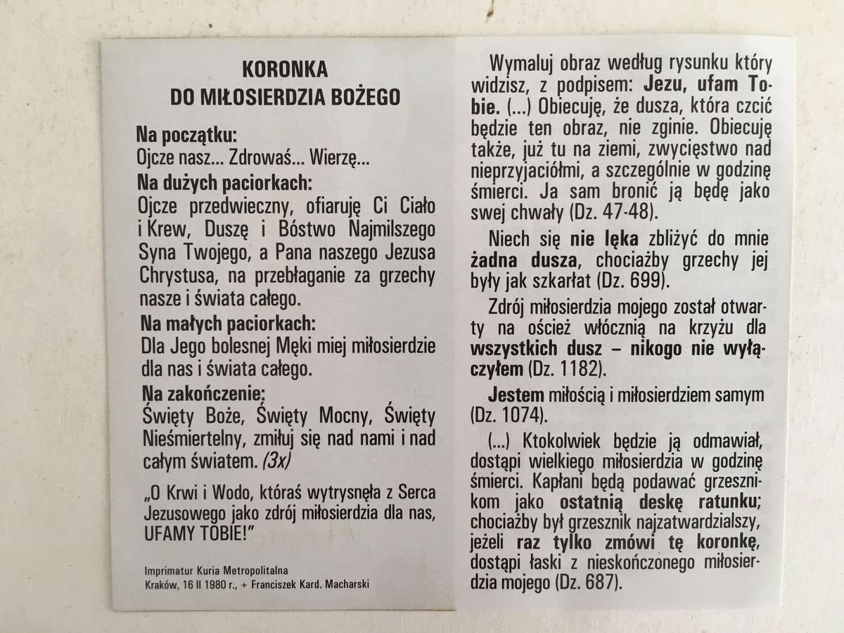 AUTOGRAPHED  PRINTED - POLISH ROMAN CATHOLIC PRIEST - JERZY POPIELUSZKO WAS ASSINATED 1984