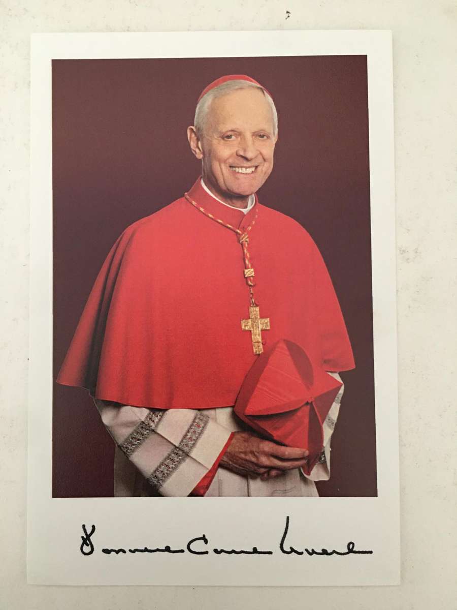 AUTOGRAPHED SIGNED  NOT SURE IF PRINTED CARDINAL DONALD WUERL ROMAN CATHOLIC