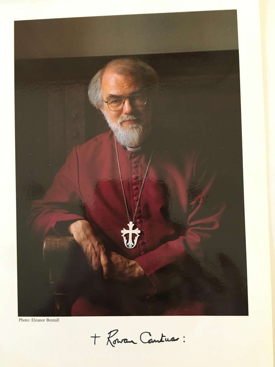 AUTOGRAPHED / SIGNED - ROWAN WILLIAMS ARCHBISHOP OF CANTERBURY