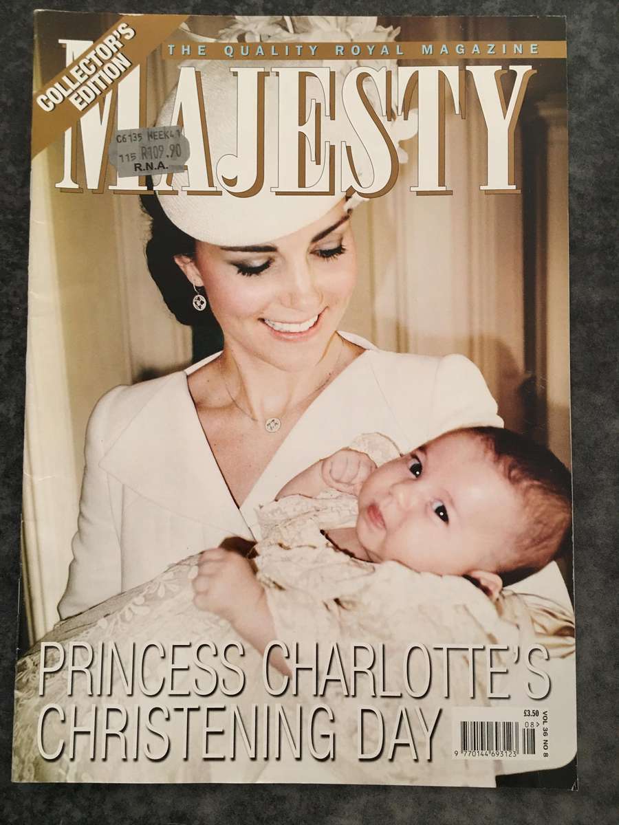 MAJESTY MAGAZINE - PRINCESS CHARLOTTES CHRISTENING DAY