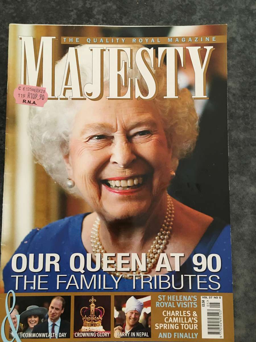 MAJESTY MAGAZINE - OUR QUEEN AT 90 -