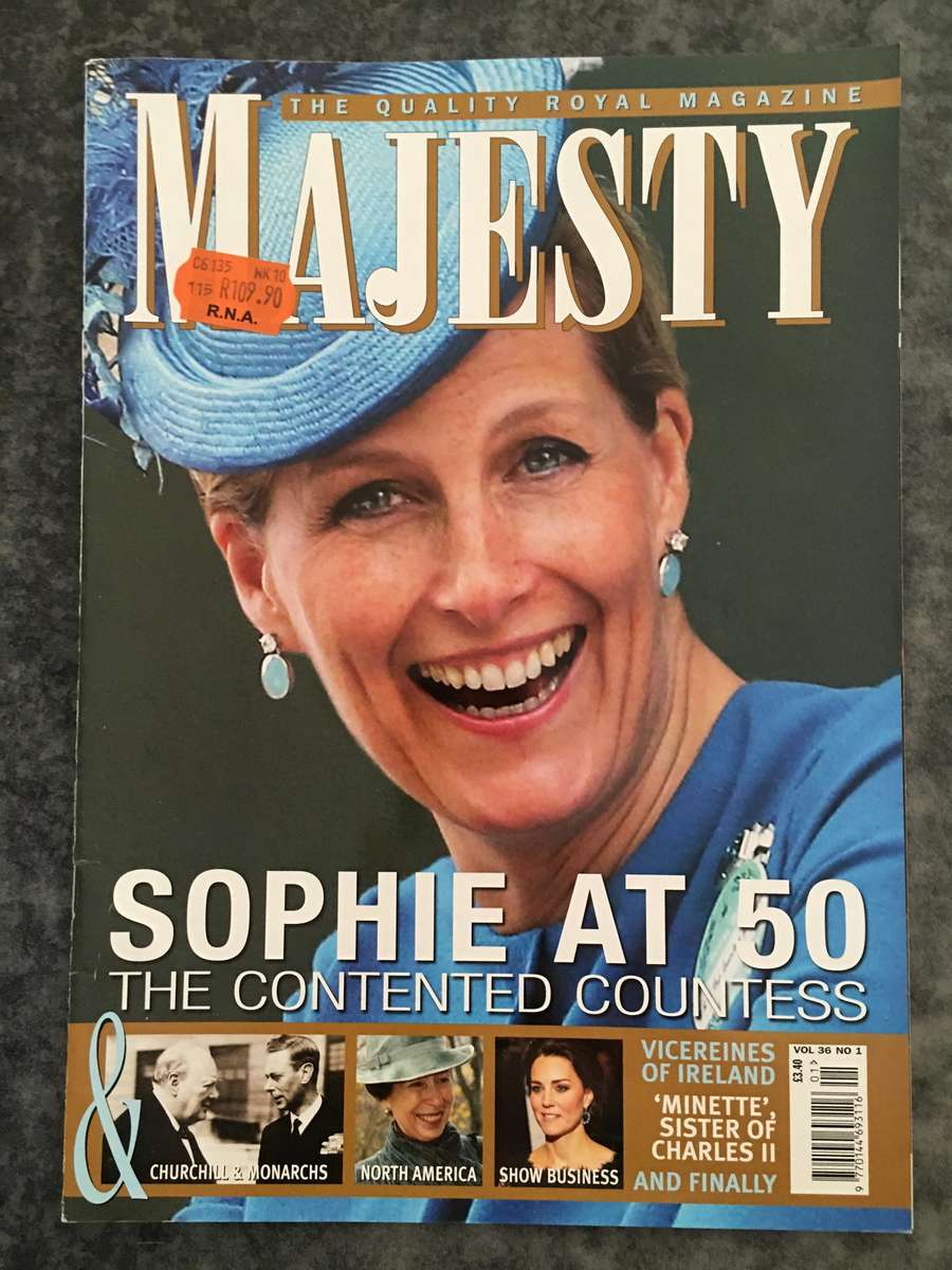 MAJESTY MAGAZINE - SOPHIE AT 50- THE CONTENTED COUNTESS