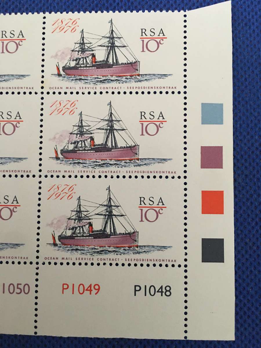 SOUTH AFRICA MINT BLOCK OF STAMPS 10c