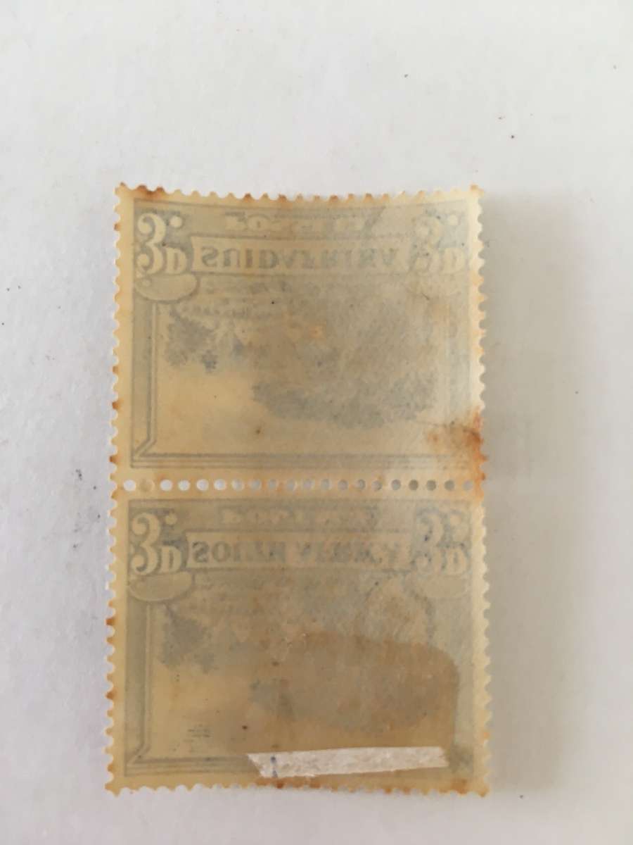 SOUTH AFRICA GROOTE SCHUUR UNUSED PAIR OF STAMPS