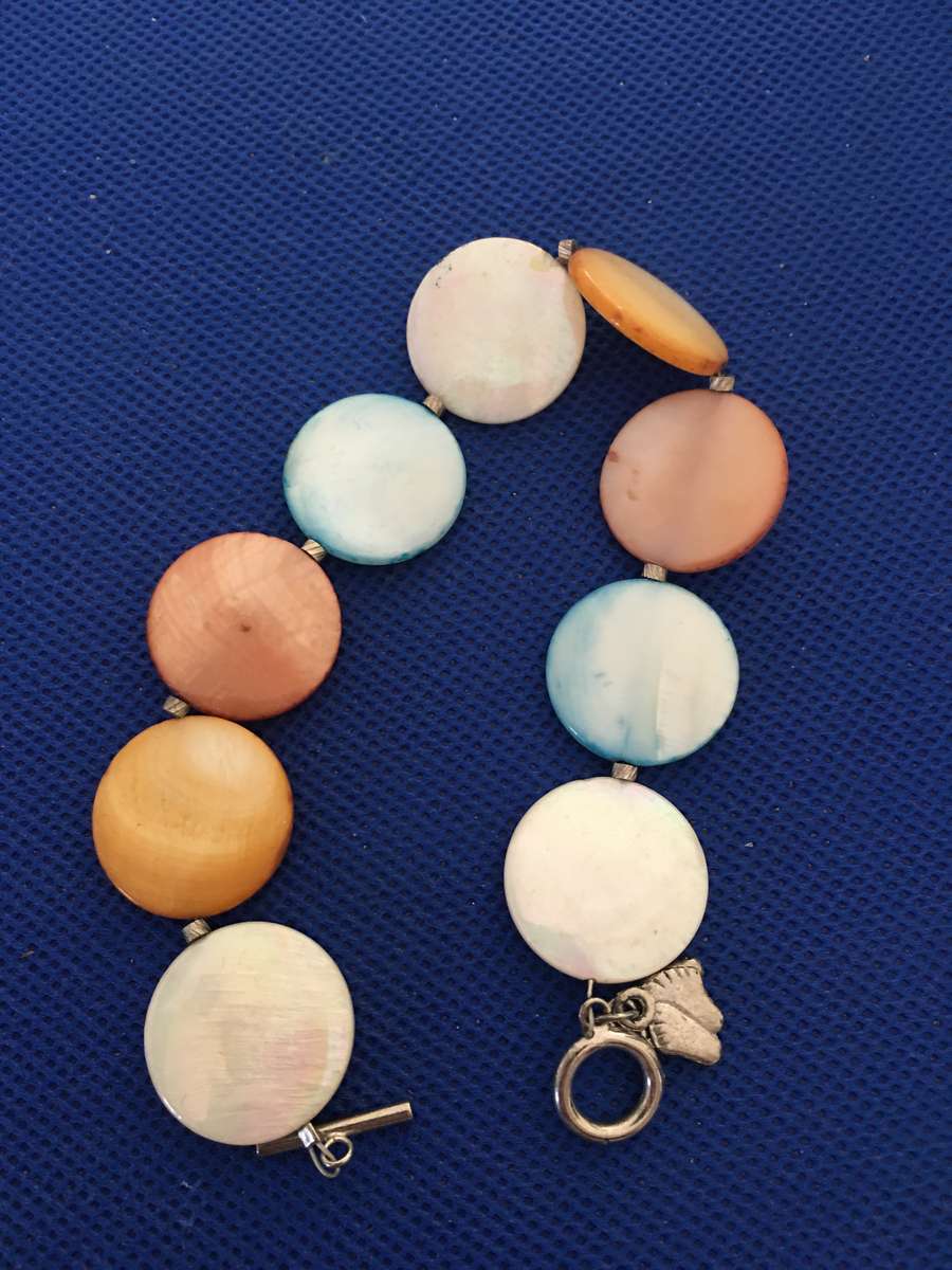 VINTAGE BRACELET WITH FLAT STONES
