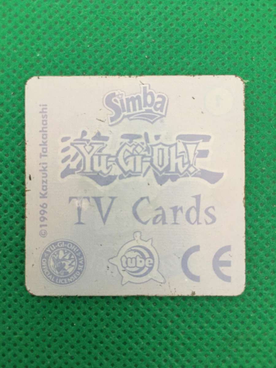 YU-GI-OH TV CARD CUBE TAZO - NO. 1