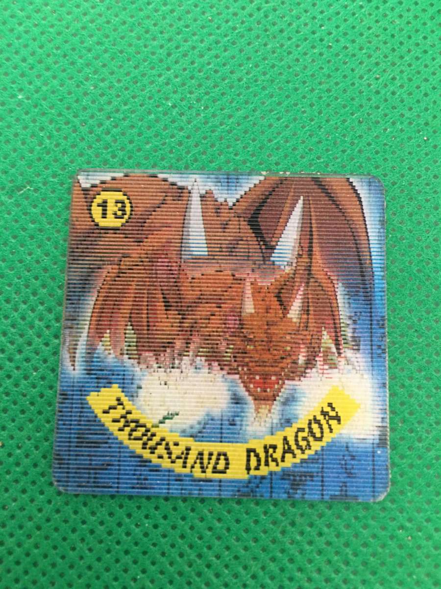 YU-GI-OH TRADING TV CARD CUBE TAZO - NO. 13