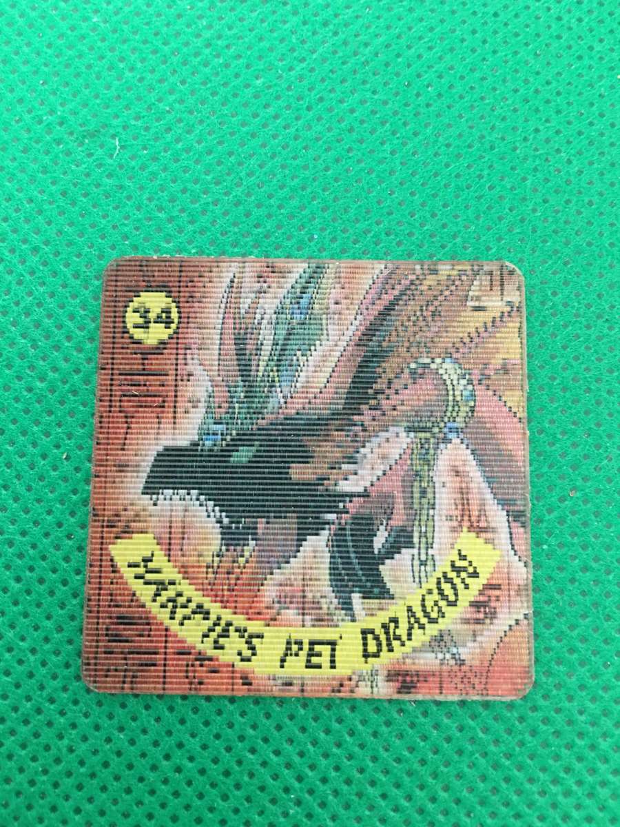 YU-GI-OH TV CARD CUBE TAZO - NO. 34