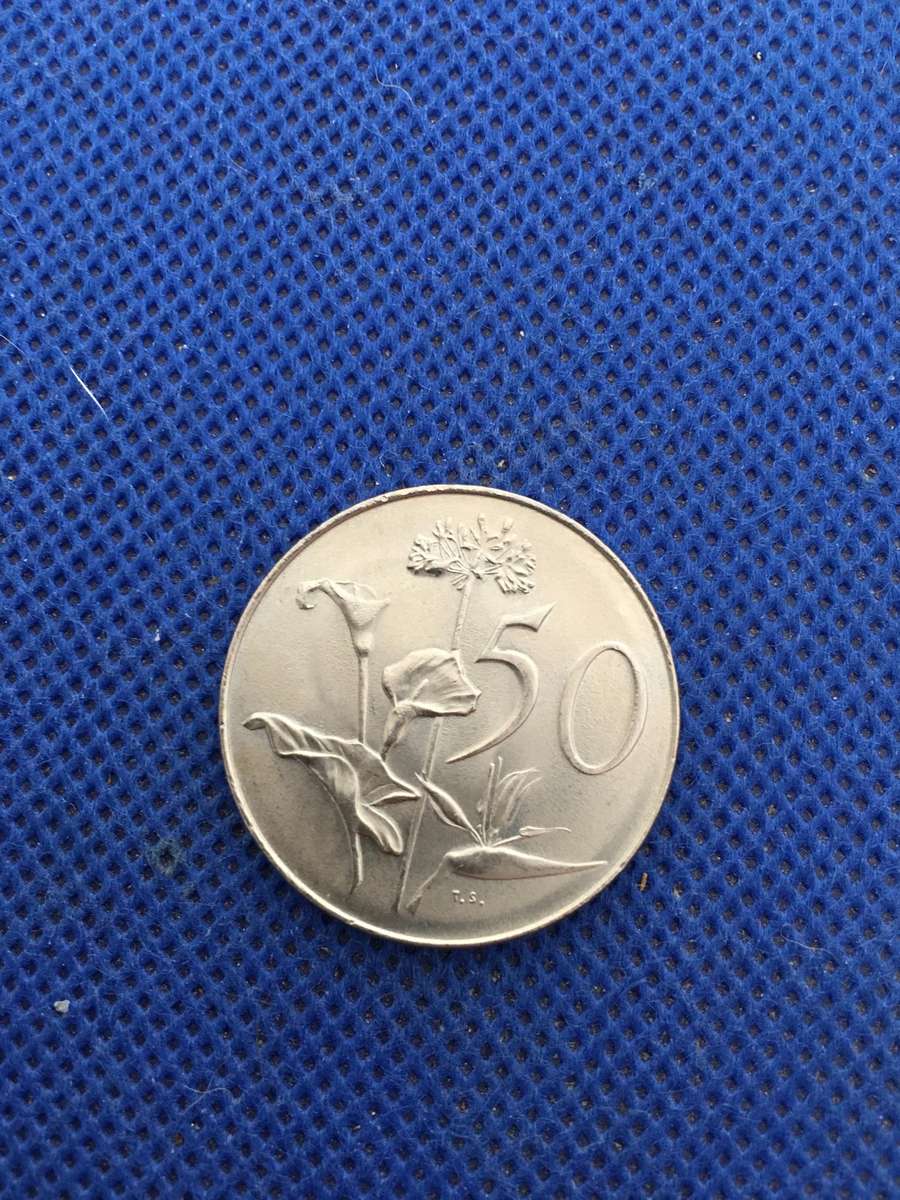 SOUTH AFRICA  - 50c  COIN - 1968 - AFRIKAANS