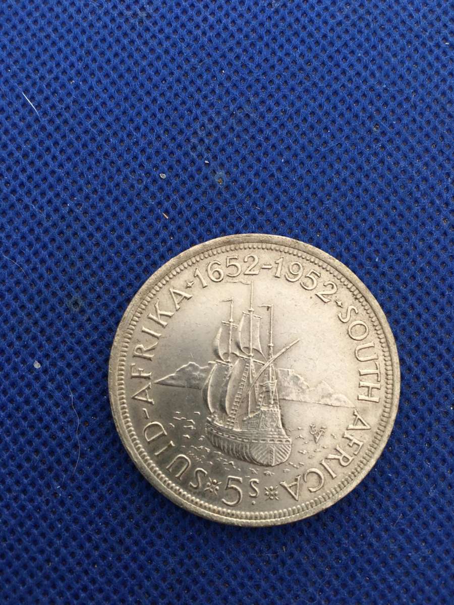 SOUTH AFRICA 5 SHILLINGS 1952  LOVELY CONDITION