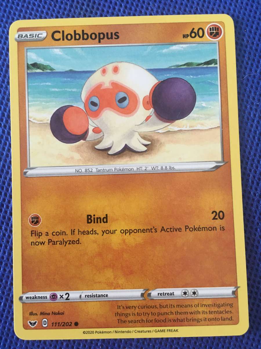 POKEMON TRADING CARD - CLOBBOPUS