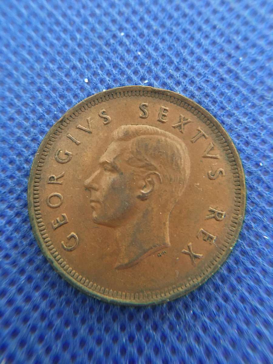SOUTH AFRICA  1952 1 PENNY COIN