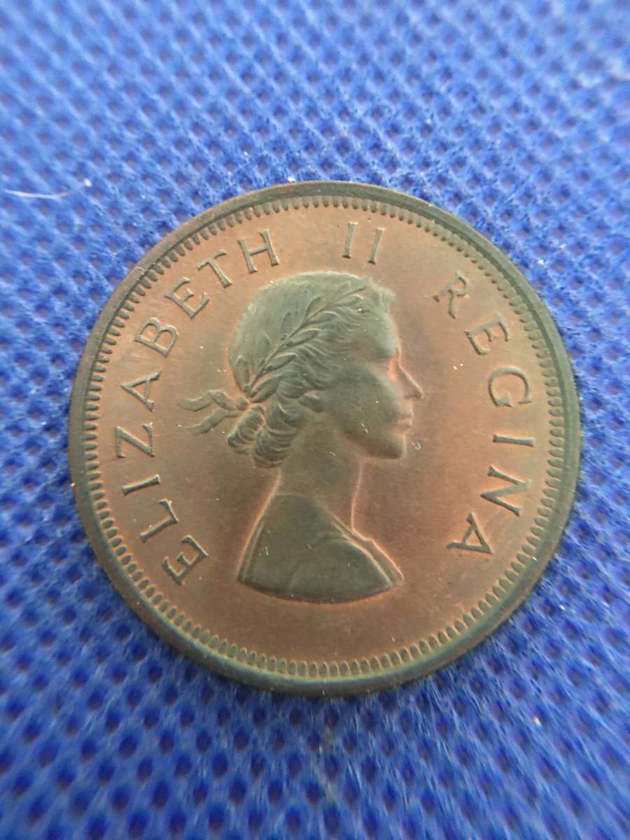 SOUTH AFRICA 1955 1 PENNY COIN