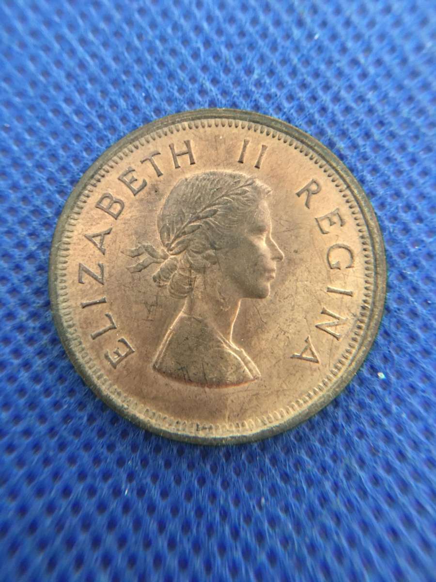 SOUTH AFRICA 1956 1 PENNY COIN