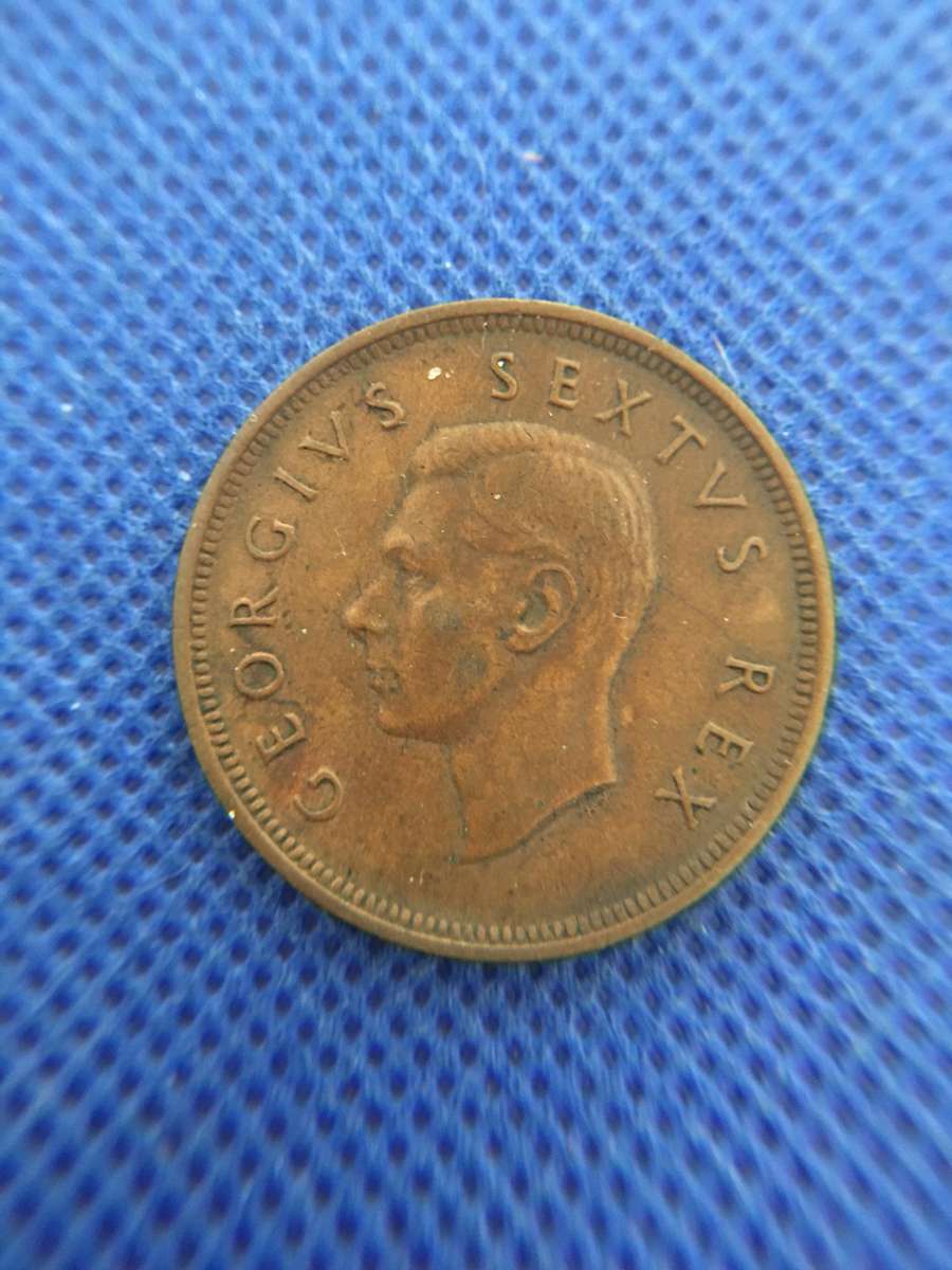 SOUTH AFRICA 1952 1 PENNY COIN