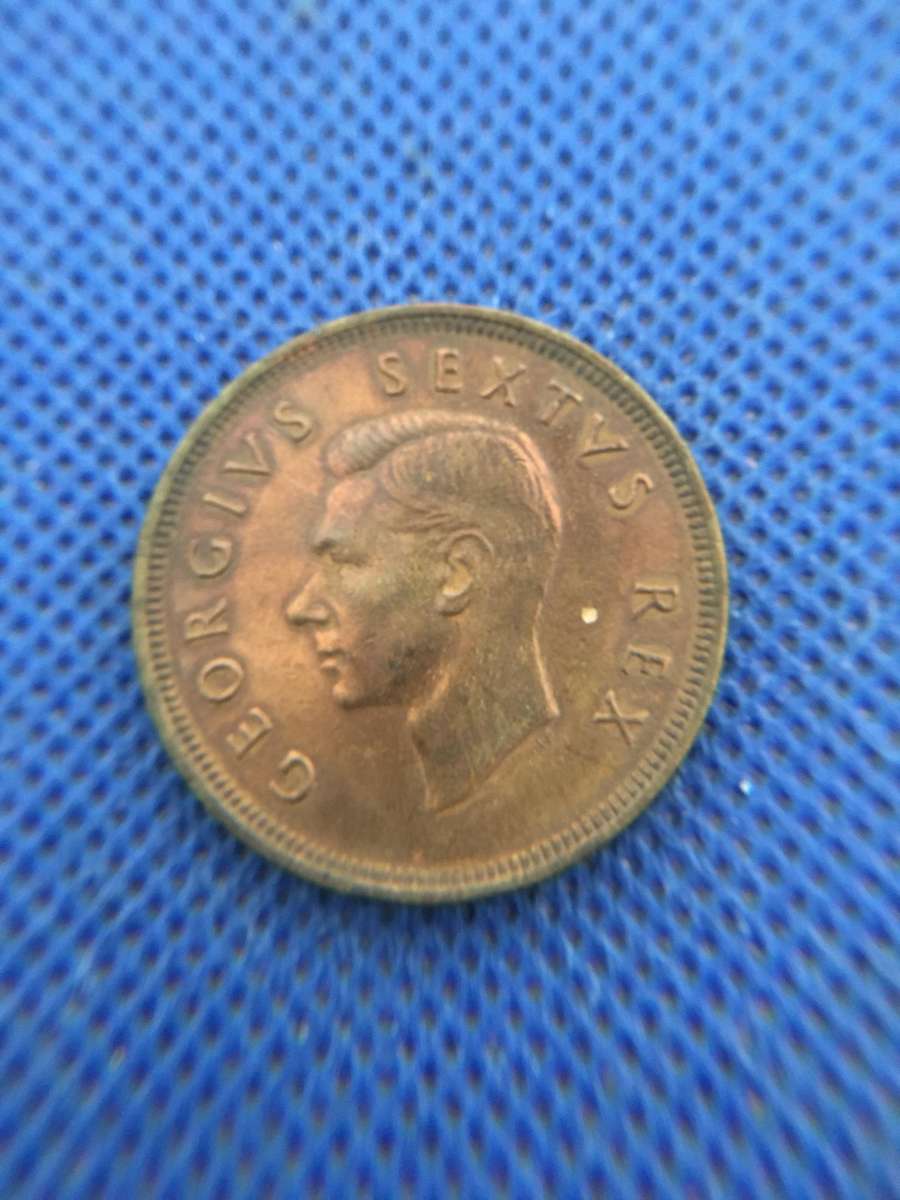 SOUTH AFRICA 1950 1 PENNY COIN