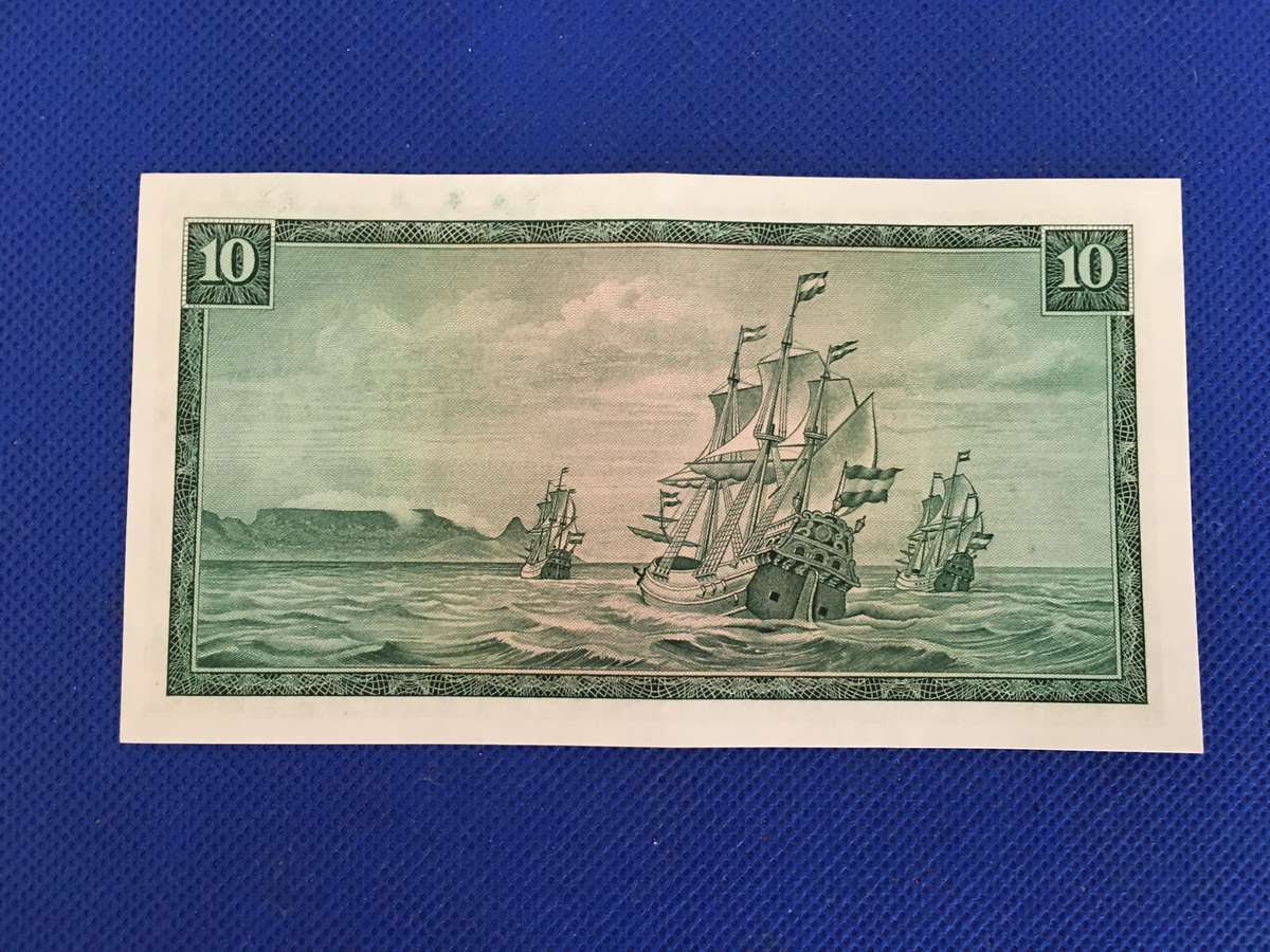 SOUTH AFRICA - R10 TEN RAND BANK NOTE - TW DE JONGH  UNC CONDITION