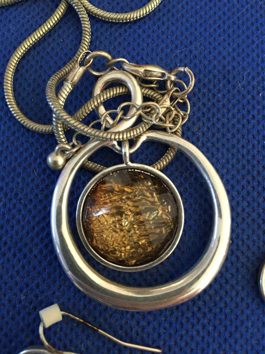 LOVELY EARRINGS AND NECKLACE