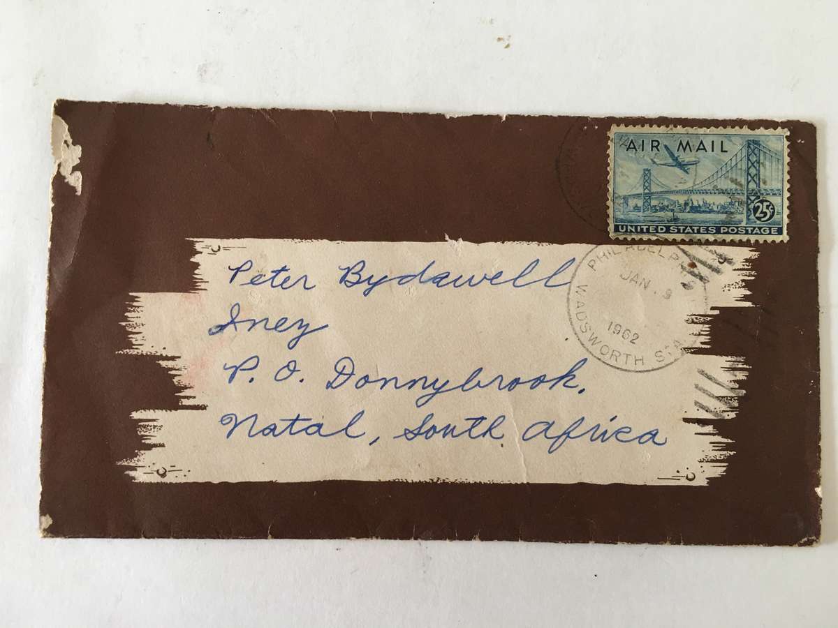AMERICA ENVELOPE WITH STAMP - 1962