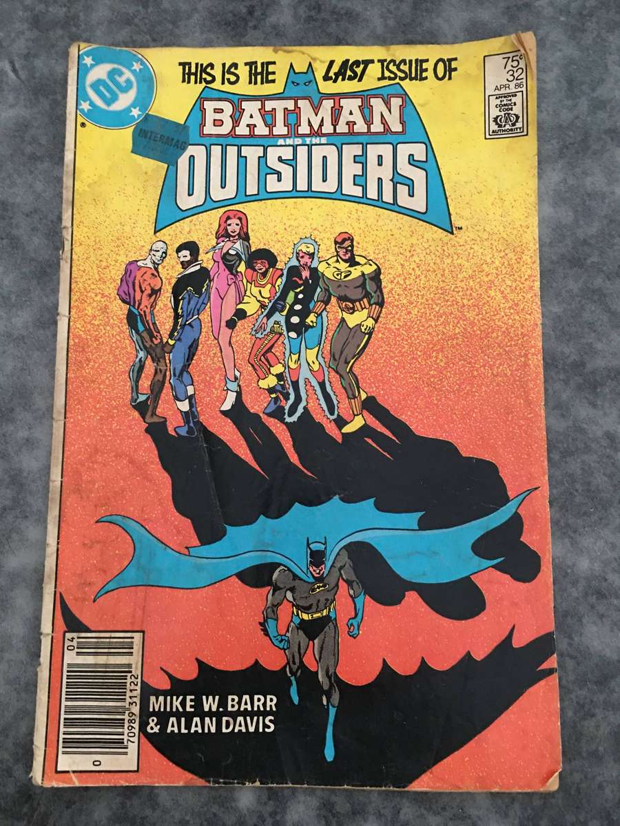 DC COMICS - BATMAN AND THE OUTSIDERS - LAST ISSUE !!!!! - NO. 32 - 1986