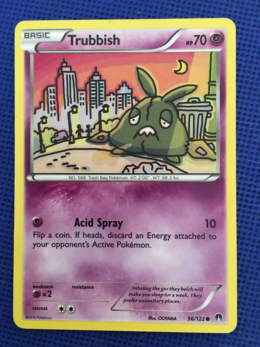 POKEMON TRADING CARD - TRUBBISH - 2016