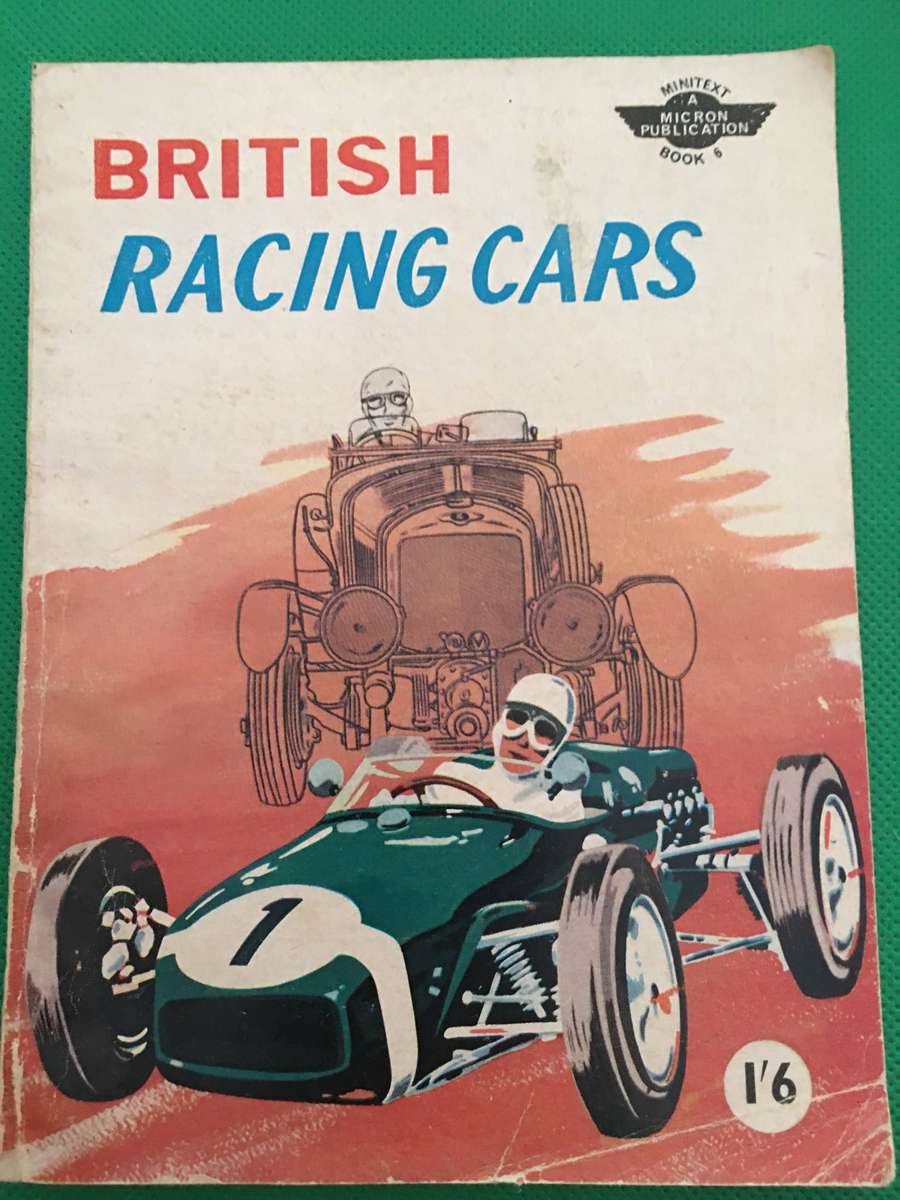 VINTAGE MICRON PUBLICATION  BOOK 6 - BRITISH RACING CARS - 1960'S