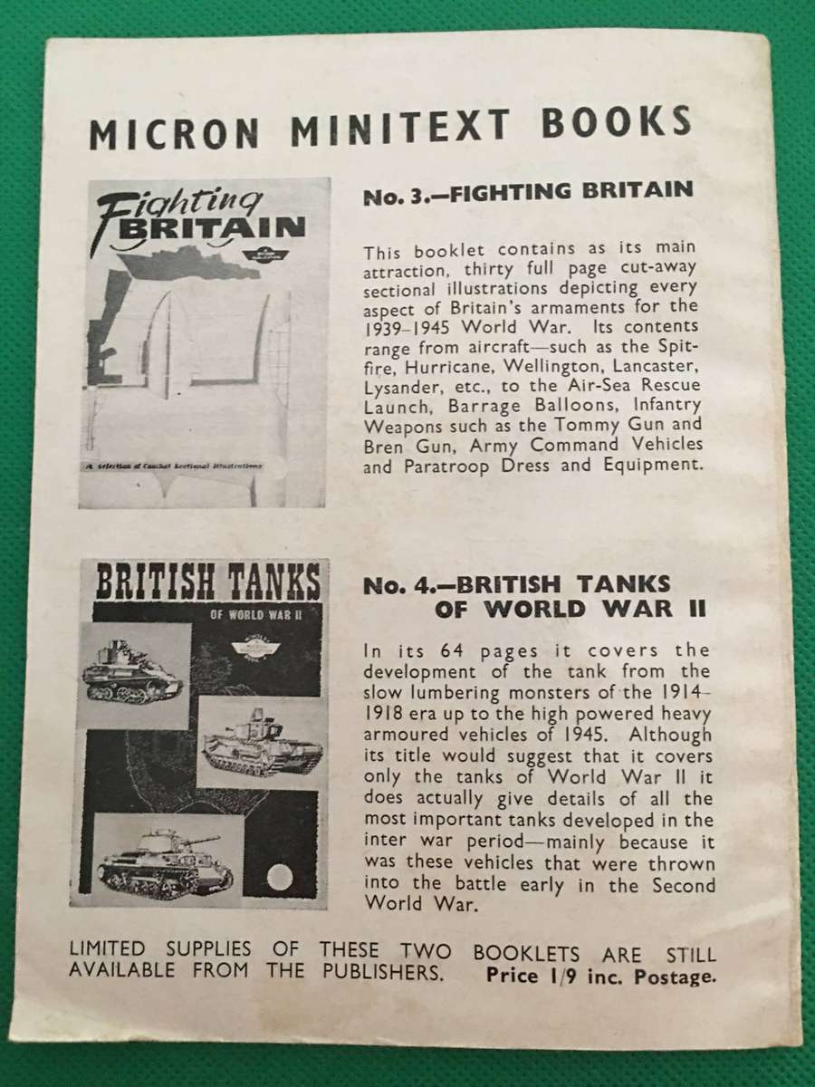 VINTAGE MICRON PUBLICATION  BOOK 6 - BRITISH RACING CARS - 1960'S