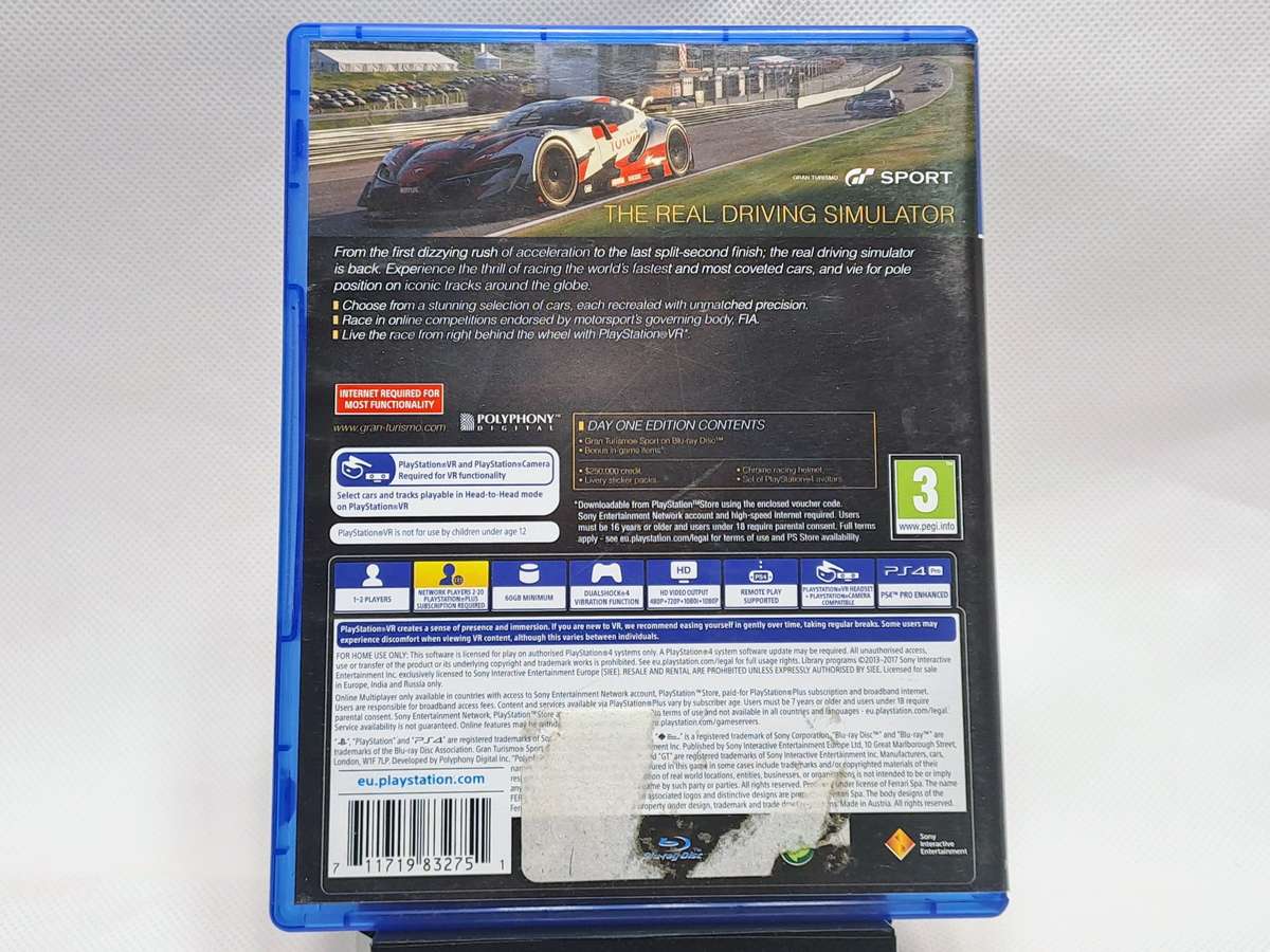 Gran Turismo Sport - Sony PlayStation 4 / PS4 / PSVR game