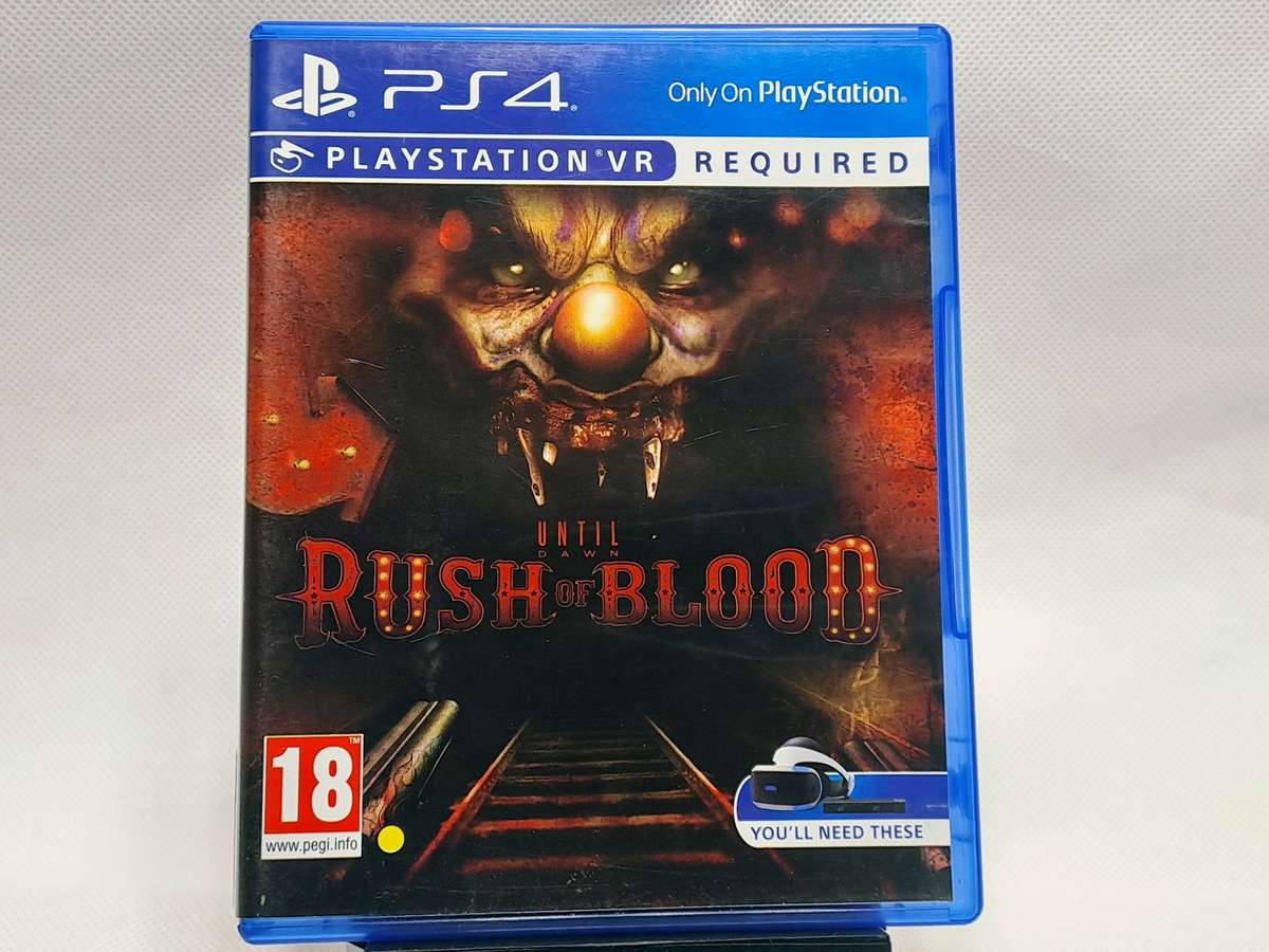 Until Dawn - Rush of Blood - Sony PlayStation PS4 PSVR game (VR only game)