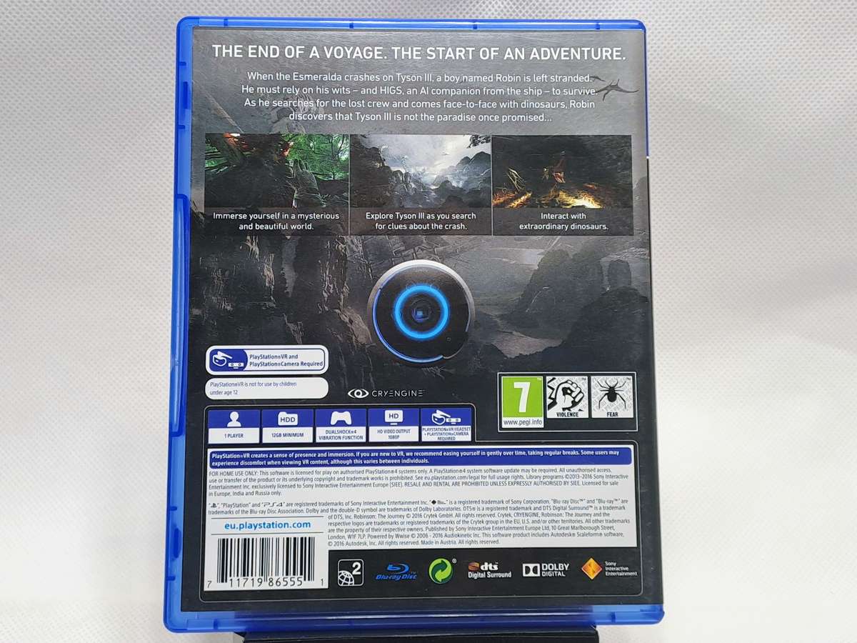 Robinson The Journey - Sony Playstation PS4 PSVR game (VR only game)