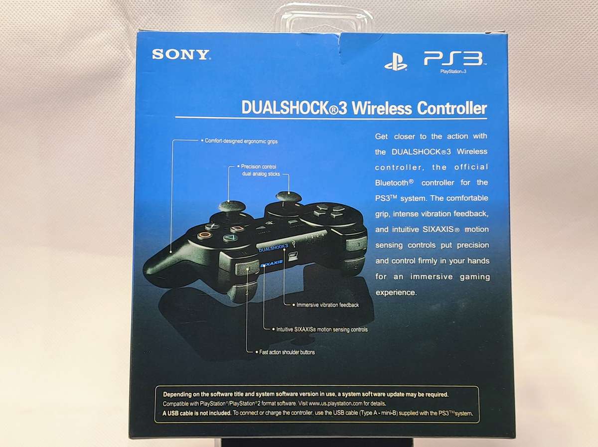 Sony PlayStation DualShock 3 PS3 wireless game controller (Charcoal Black)