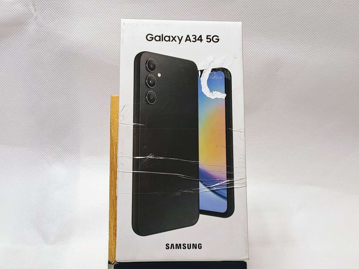 Samsung Galaxy A34 5G 6GB 128GB dual SIM smartphone (Awesome Graphite)(SM-A346E/DSN)