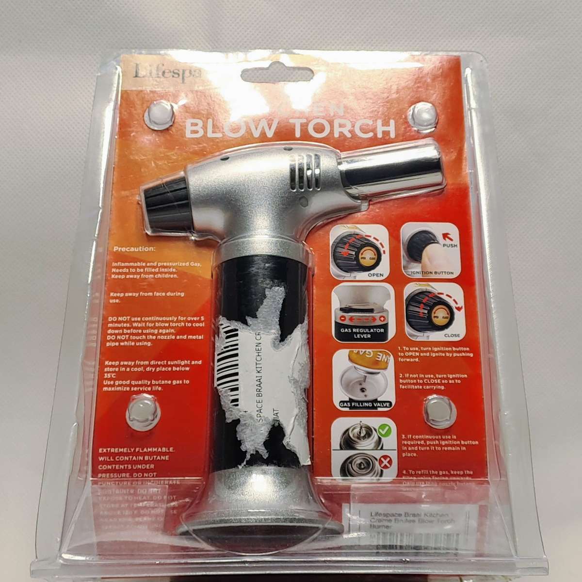 Lifespace Kitchen Blow Torch