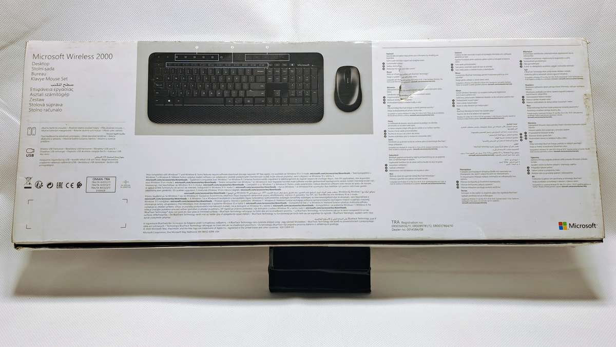 Microsoft Wireless Desktop 2000 Combo Set (M7J 00015) - Keyboard & Mouse