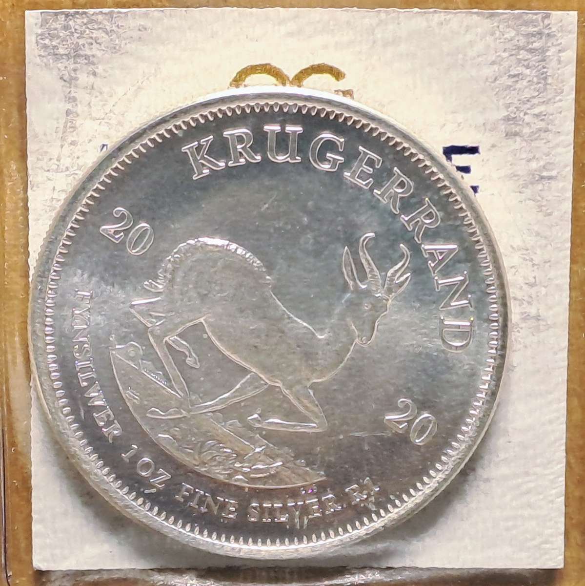 Krugerrand 1Oz Silver 2020