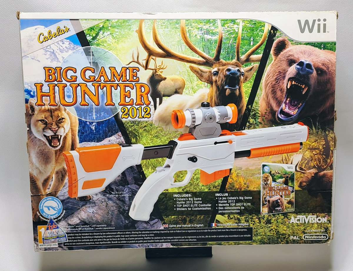 Cabela's Big Game Hunter (2012) Top Shot Elite for Nintendo Wii (Includes Game)