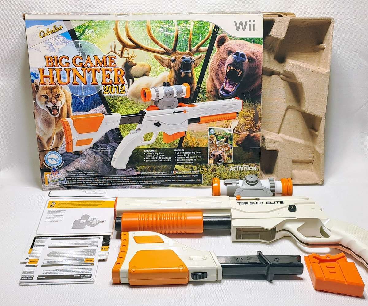 Cabela's Big Game Hunter (2012) Top Shot Elite for Nintendo Wii (Includes Game)