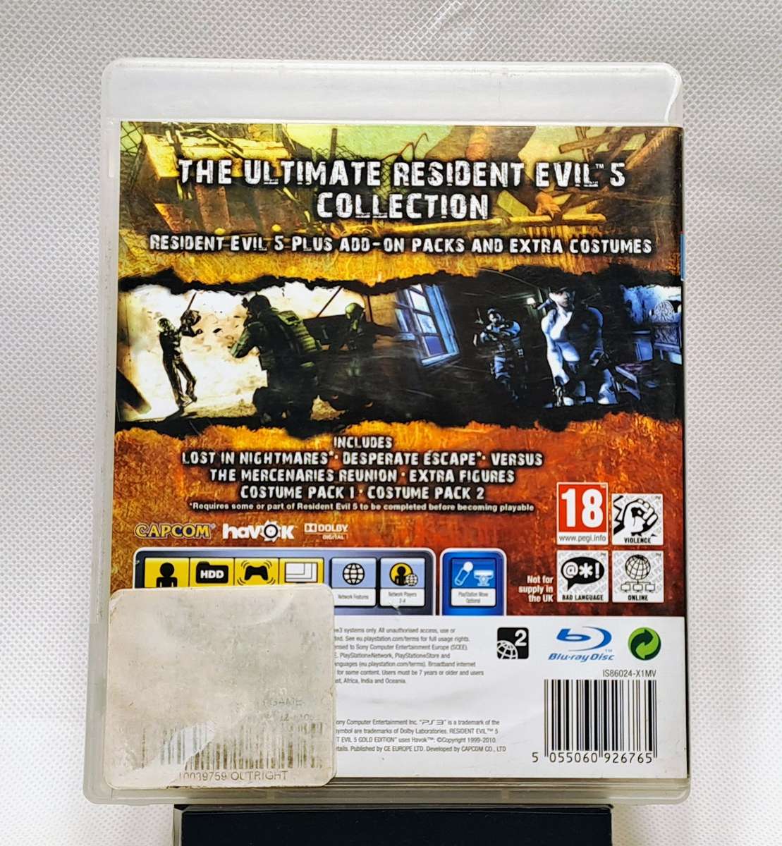 Resident Evil 5 - Sony PlayStation 3 / PS3 game