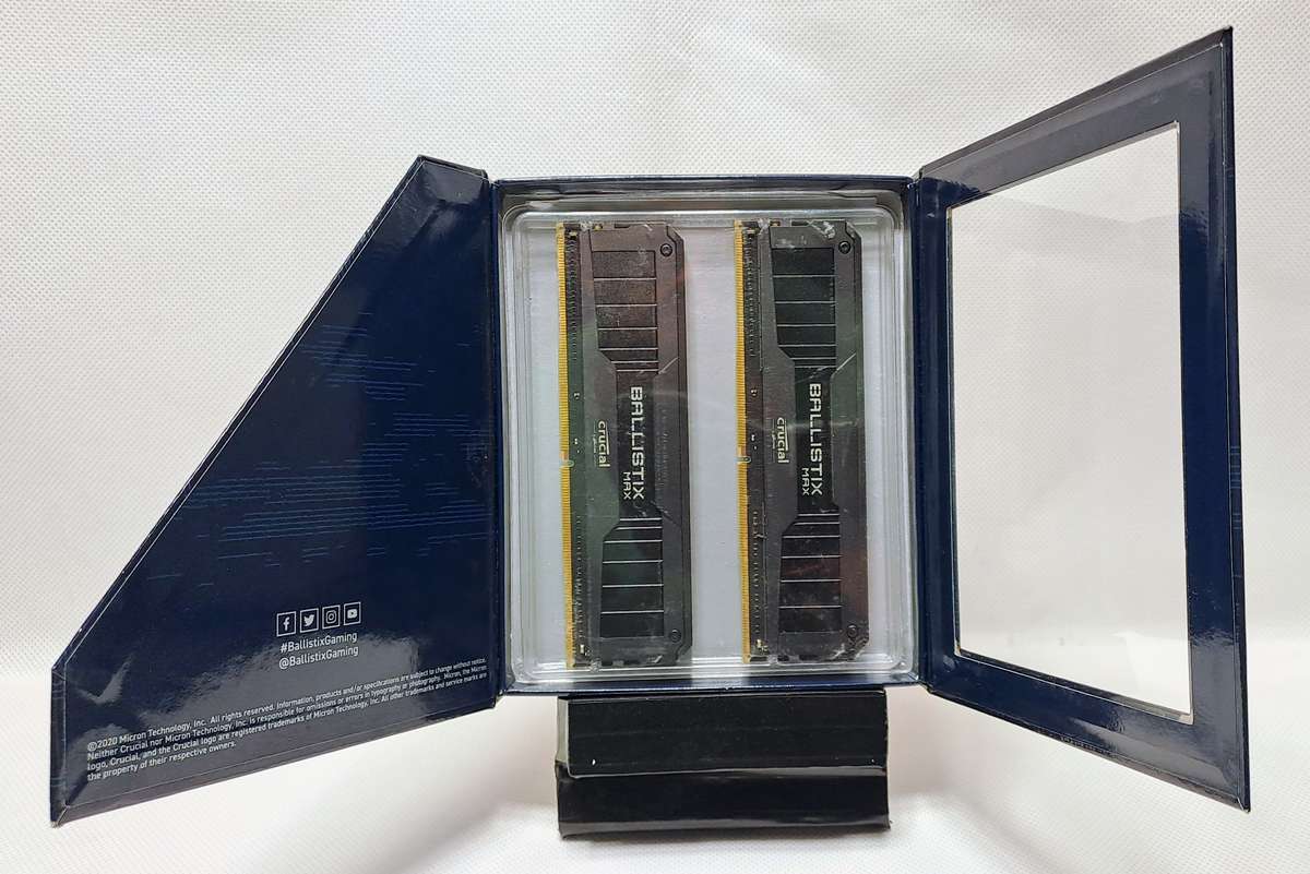 Micron Crucial Ballistix Max 16Gb (2 x 8Gb Kit) DDR4-5100 (1.5V) RAM / Memory Kit (EXTREME SPEED)