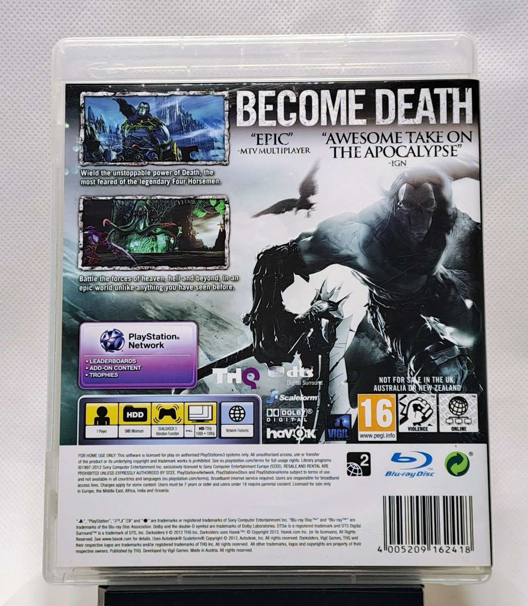 Darksiders II - Vigil & THQ - Sony PlayStation 3 / PS3 game (PAL)