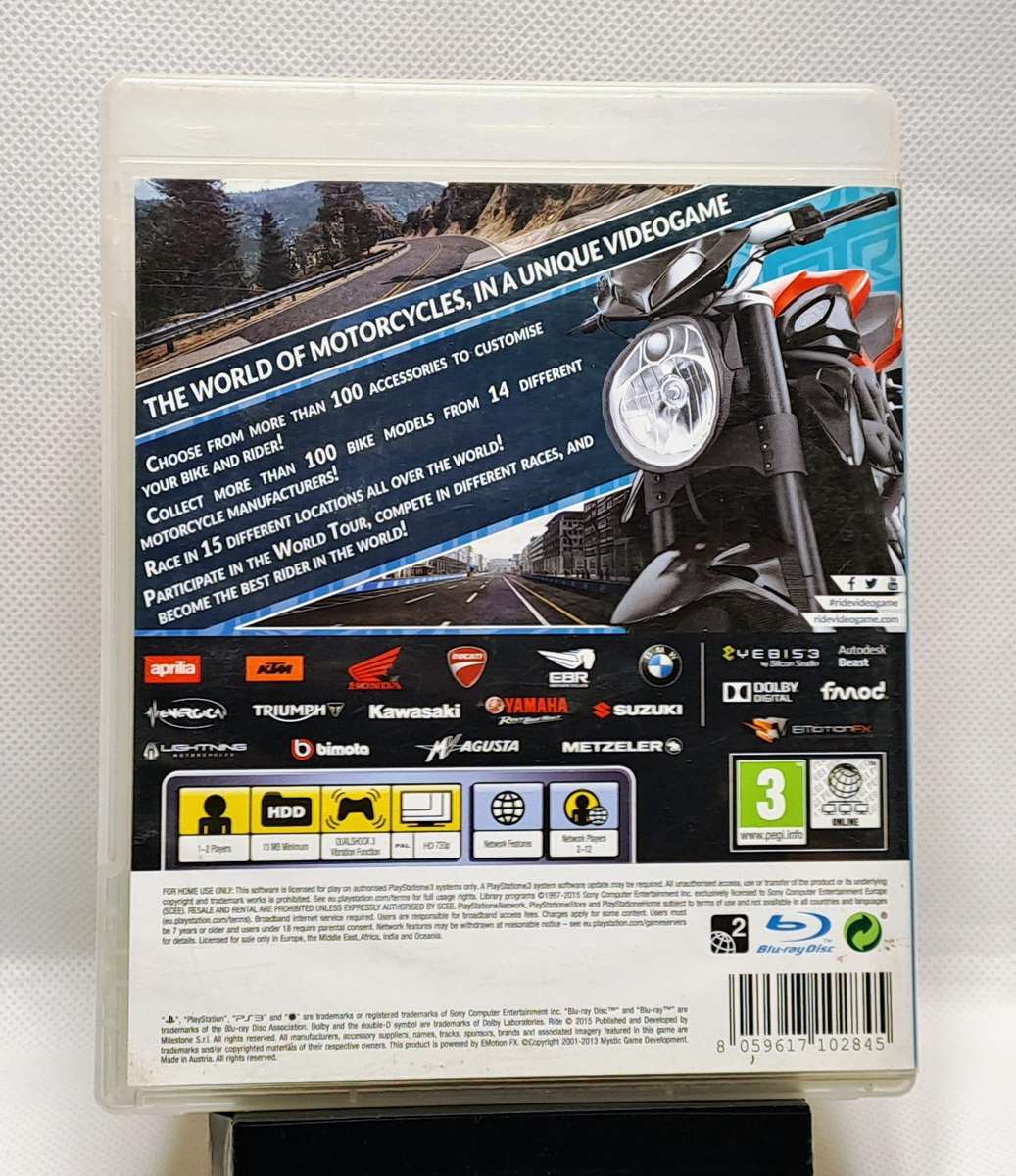 Ride - Sony PlayStation 3 / PS3 Game