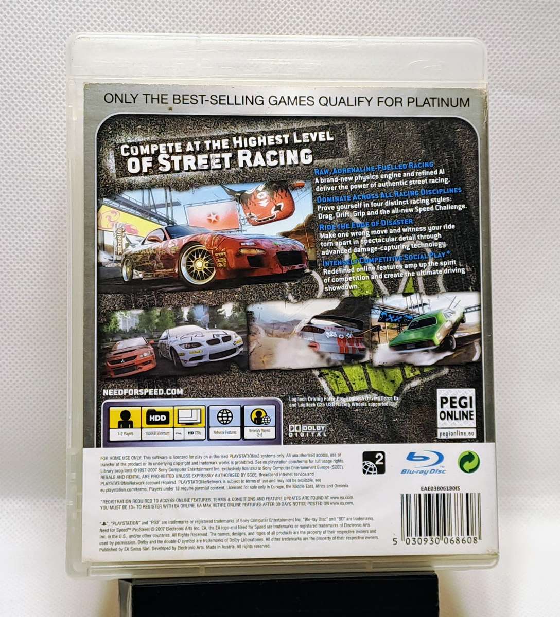 Need for Speed ProStreet - Sony PlayStation 3 / PS3 Game (Platinum)